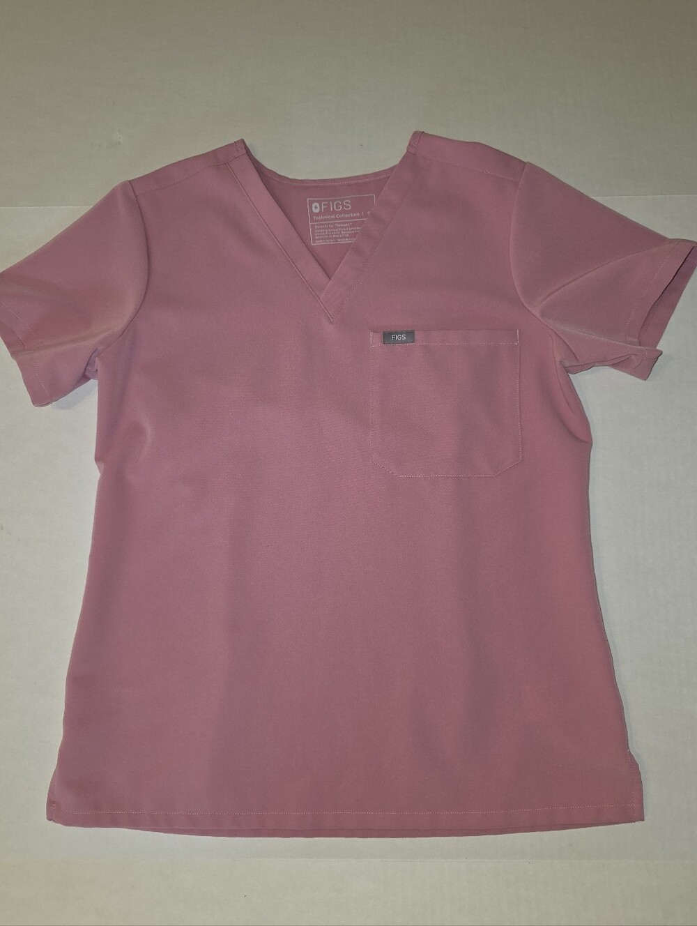 FIGS Catarina One-Pocket Scrub Top - Women's Small - Mauve Pink EXCELLENT!